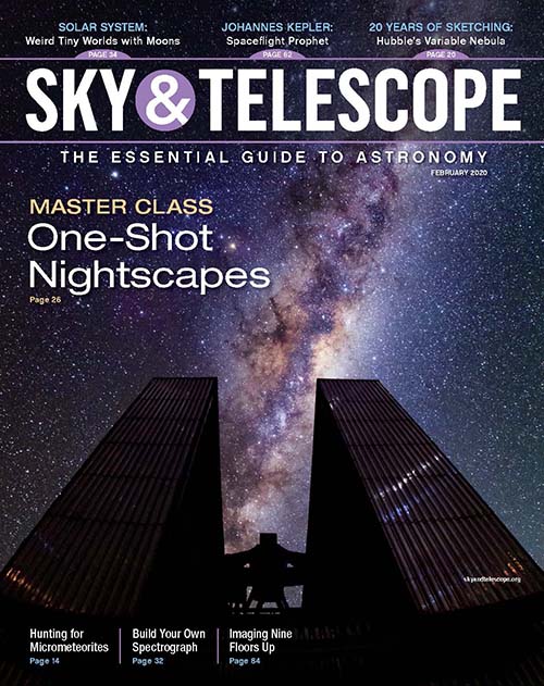 Sky-and-Telescope February 01, 2020 Issue Cover