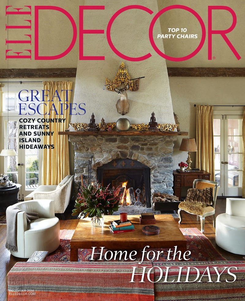 Elle-Decor December 01, 2014 Issue Cover