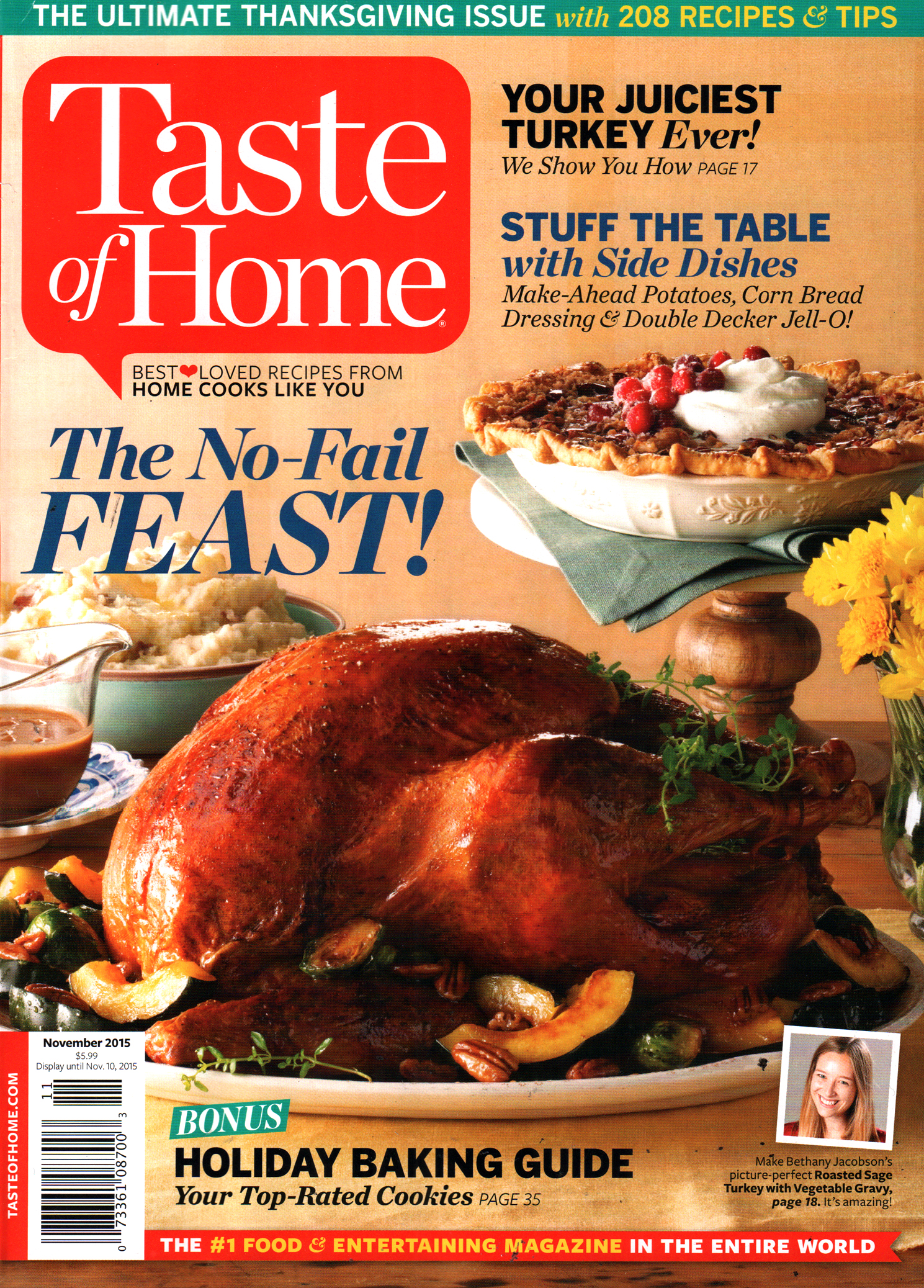 taste-of-home November 01, 2015 Issue Cover