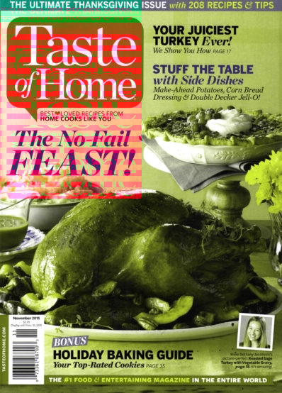Taste of Home November 01, 2015 Issue Cover