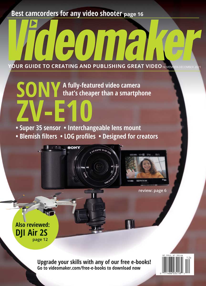 Videomaker November 01, 2021 Issue Cover