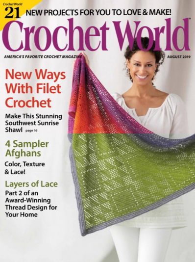 Crochet World August 01, 2019 Issue Cover
