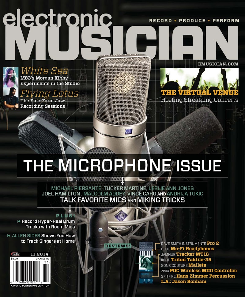 Electronic-Musician November 01, 2014 Issue Cover