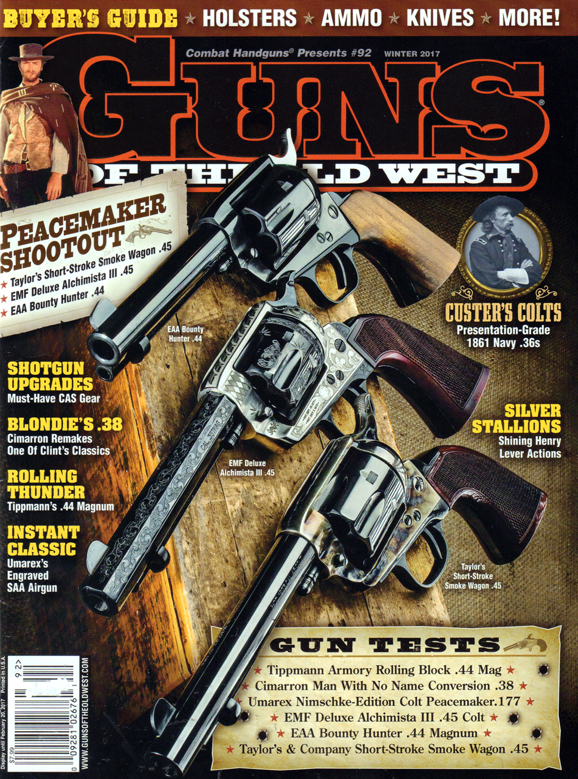 Guns-Of-The-Old-West January 01, 2017 Issue Cover