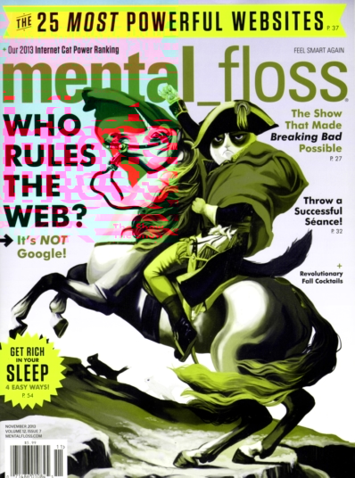 Mental Floss November 01, 2013 Issue Cover
