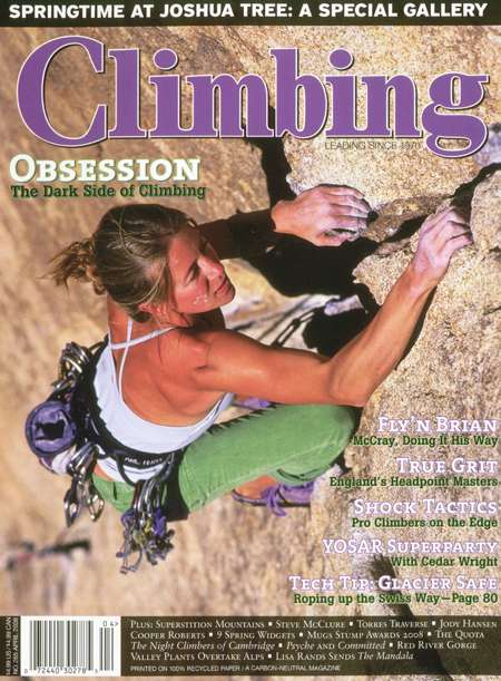 Climbing-Magazine April 01, 2008 Issue Cover