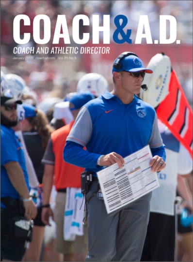 Coach & Athletic Director January 01, 2017 Issue Cover
