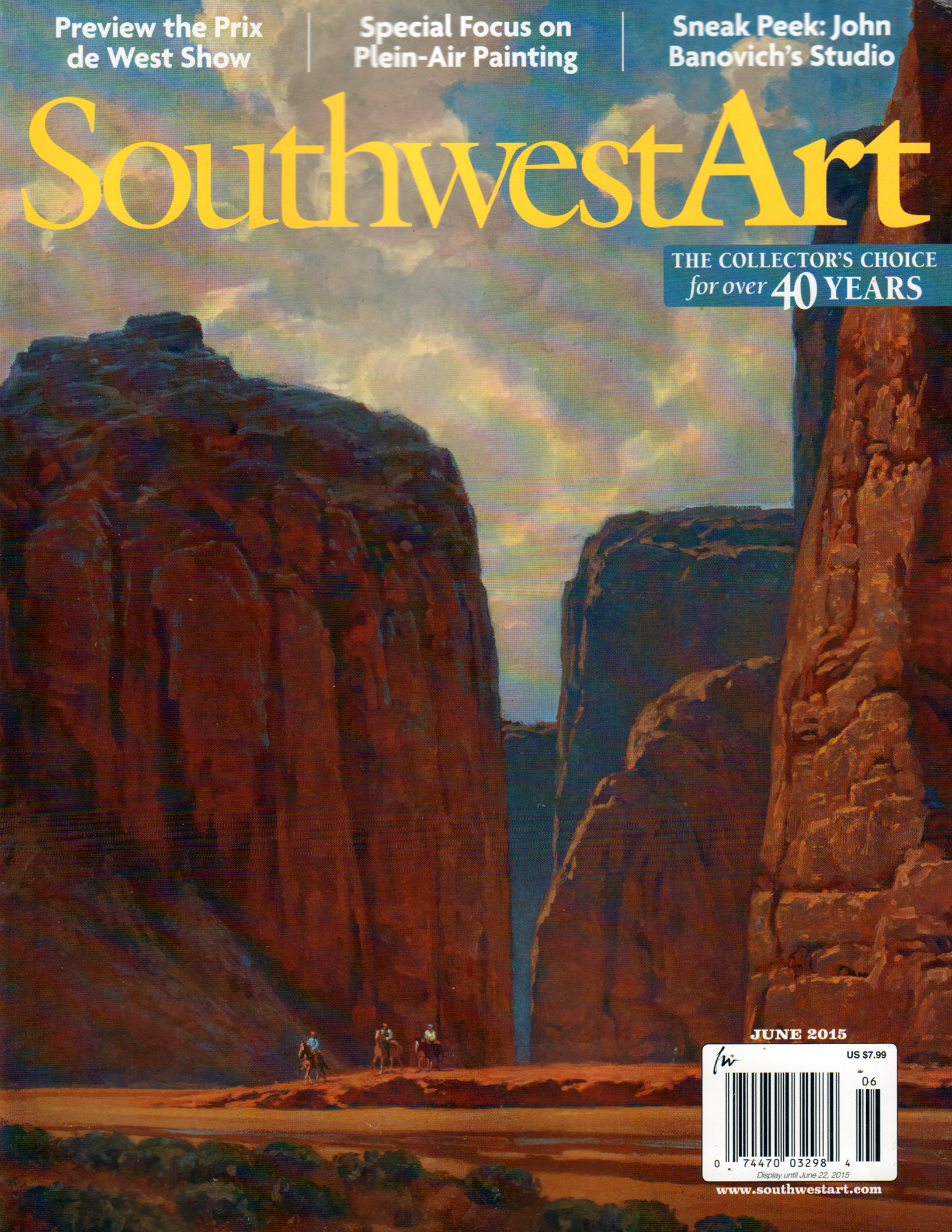 Southwest-Art June 01, 2015 Issue Cover