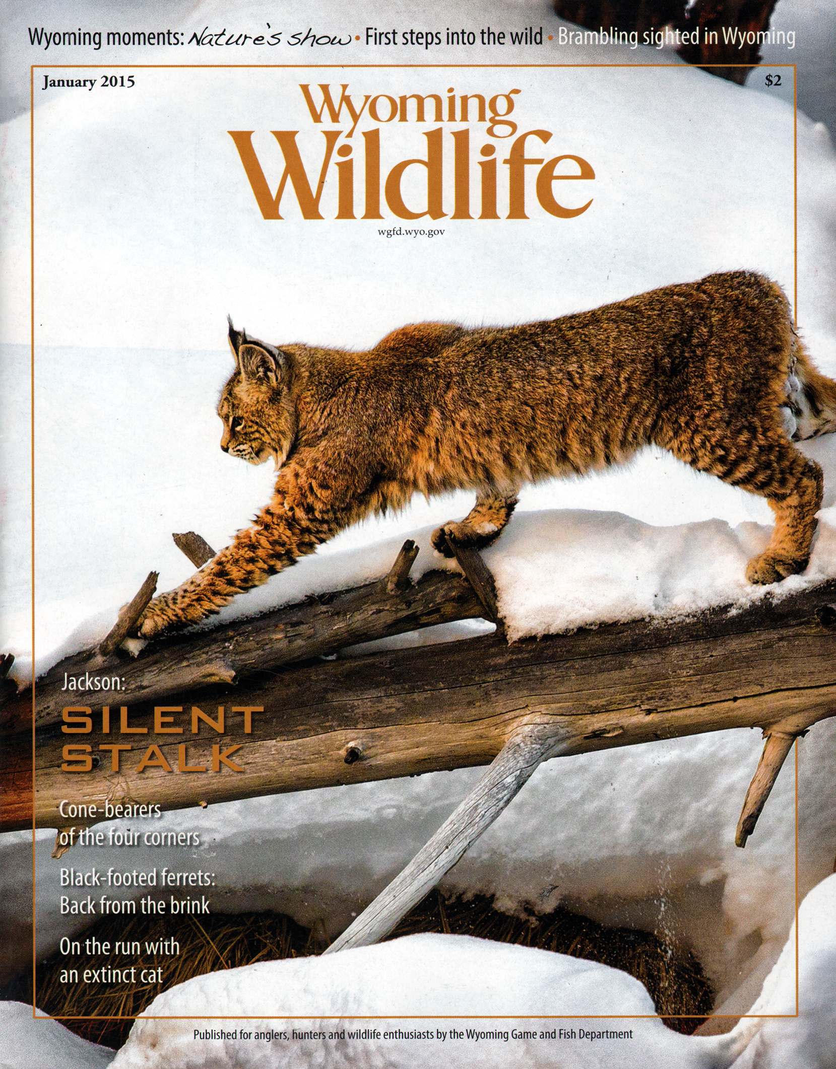 Wyoming-Wildlife January 01, 2015 Issue Cover
