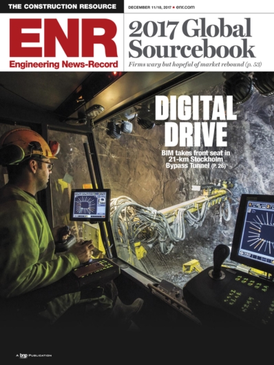 Engineering News Record December 11, 2018 Issue Cover