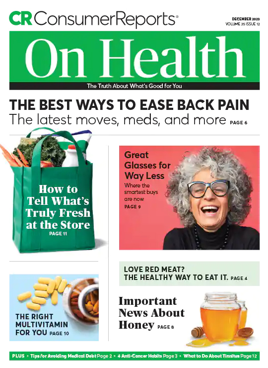 Consumer-Reports-On-Health December 01, 2023 Issue Cover