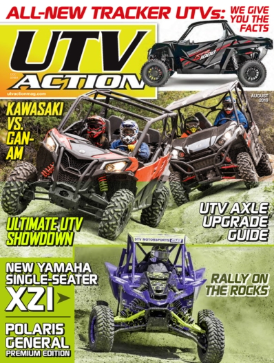 UTV Action August 01, 2019 Issue Cover