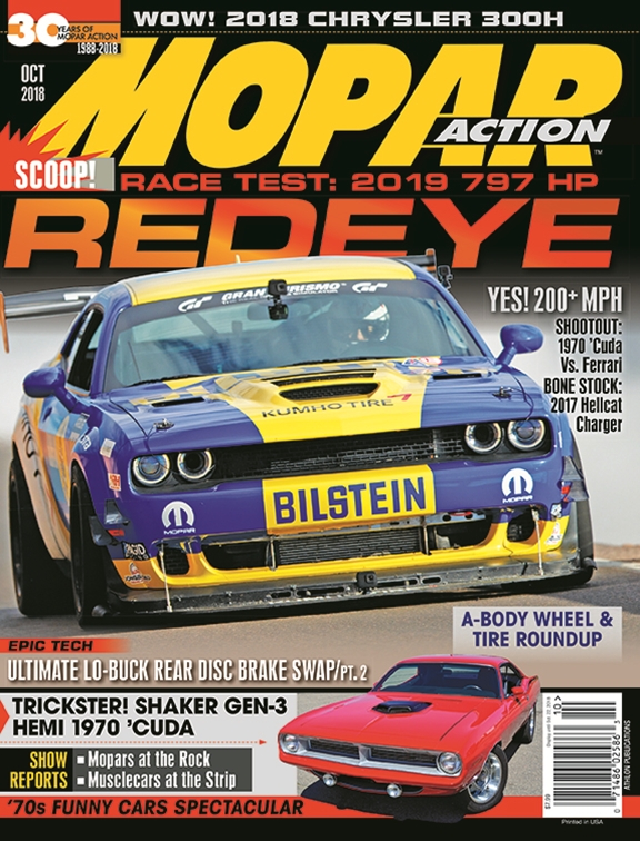 Mopar-Action October 01, 2018 Issue Cover