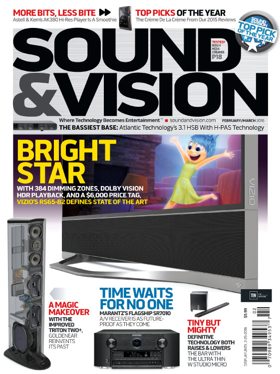 Sound-and-Vision February 01, 2016 Issue Cover