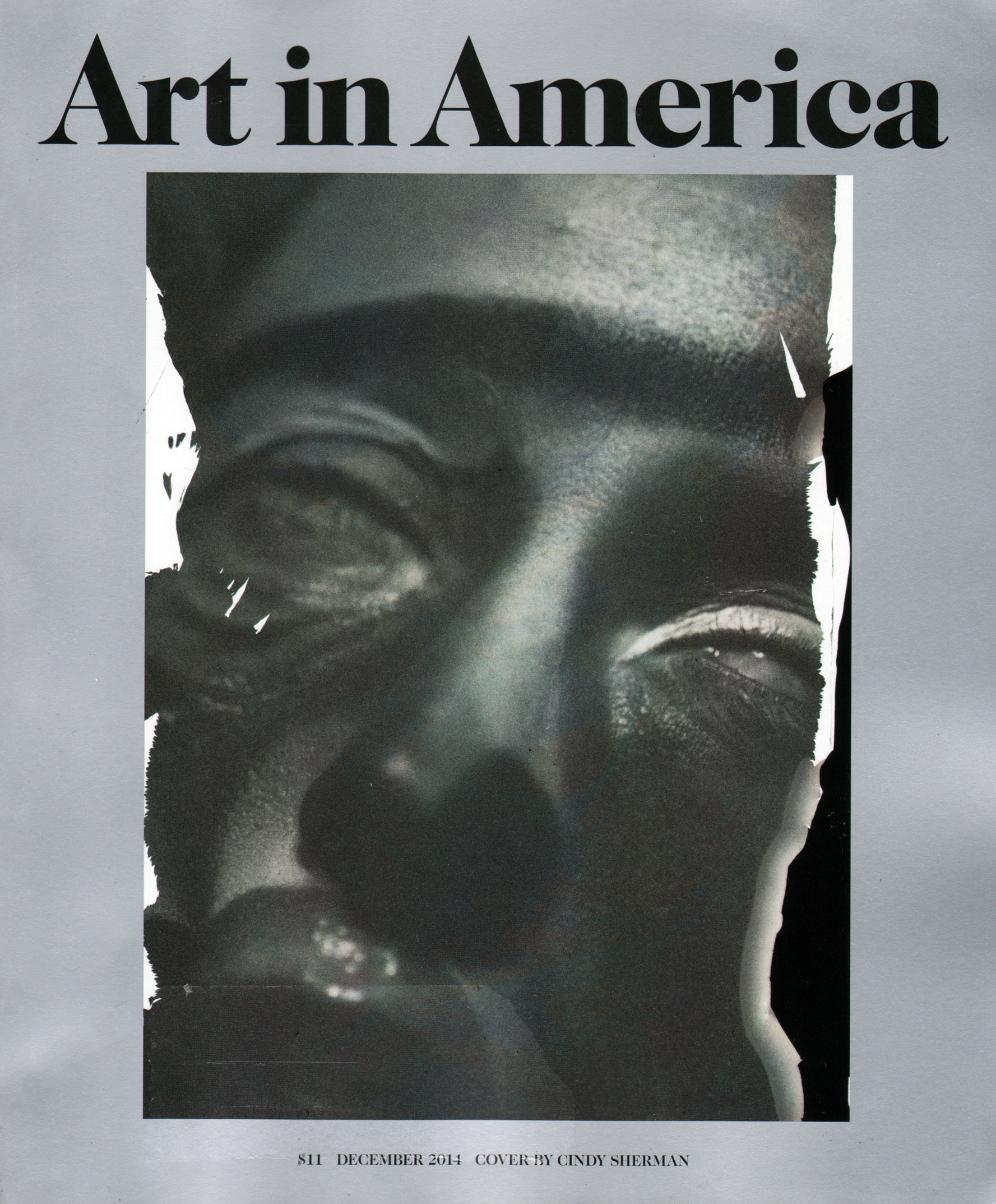 Art-In-America December 01, 2014 Issue Cover