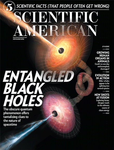 Scientific-American November 01, 2016 Issue Cover