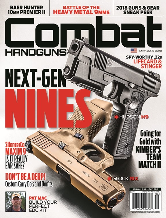 Combat-Handguns May 01, 2018 Issue Cover