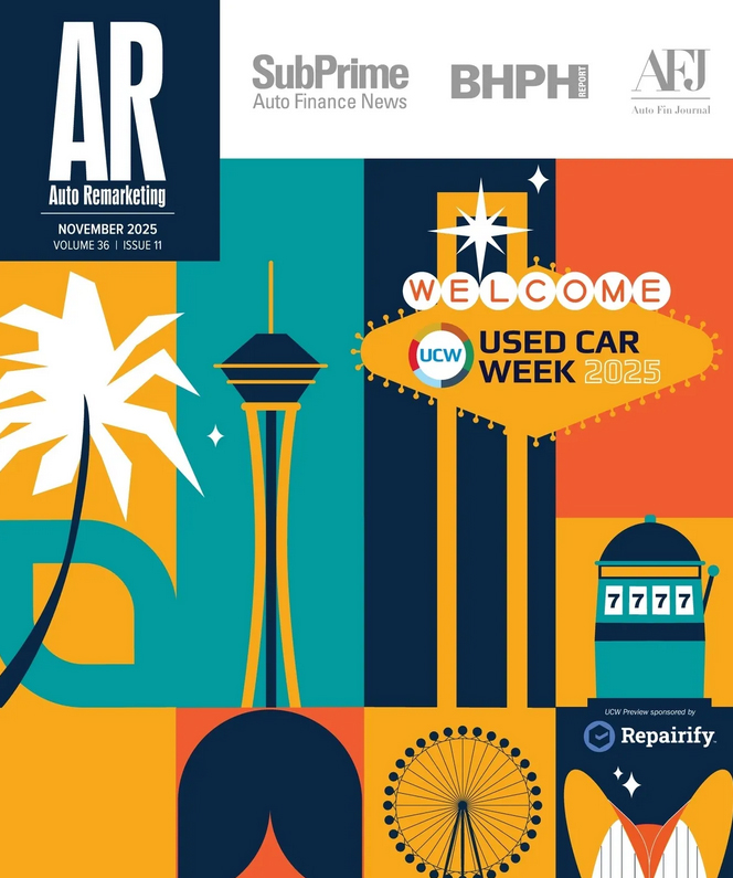 Auto Remarketing News November 01, 2025 Issue Cover