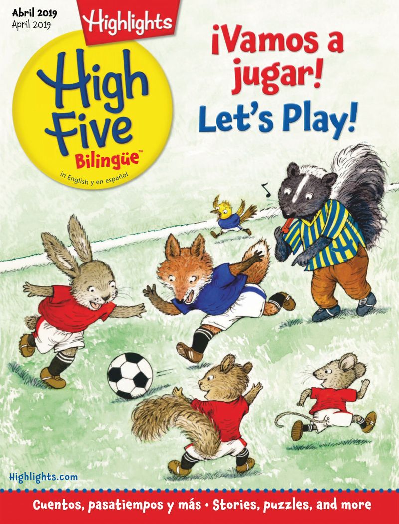 Highlights-High-Five-Bilingue April 01, 2019 Issue Cover