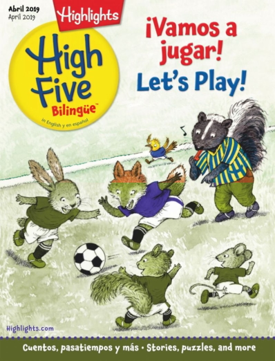 Highlights High Five Bilingue April 01, 2019 Issue Cover