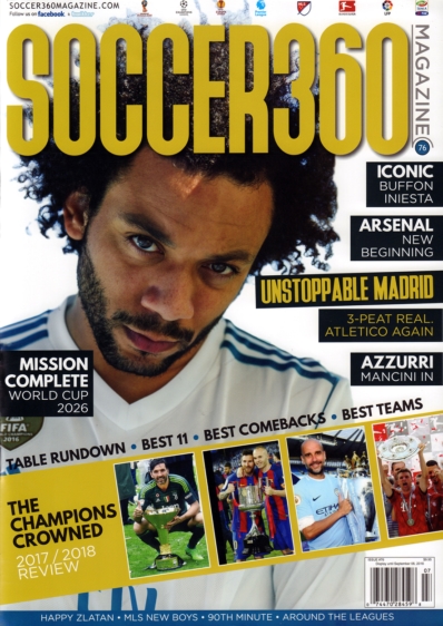 Soccer 360 July 01, 2018 Issue Cover