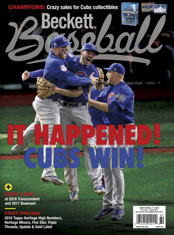 Beckett-Baseball January 01, 2017 Issue Cover