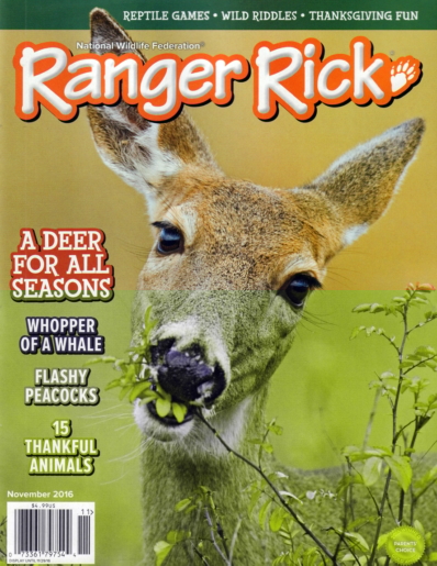 Ranger Rick November 01, 2016 Issue Cover