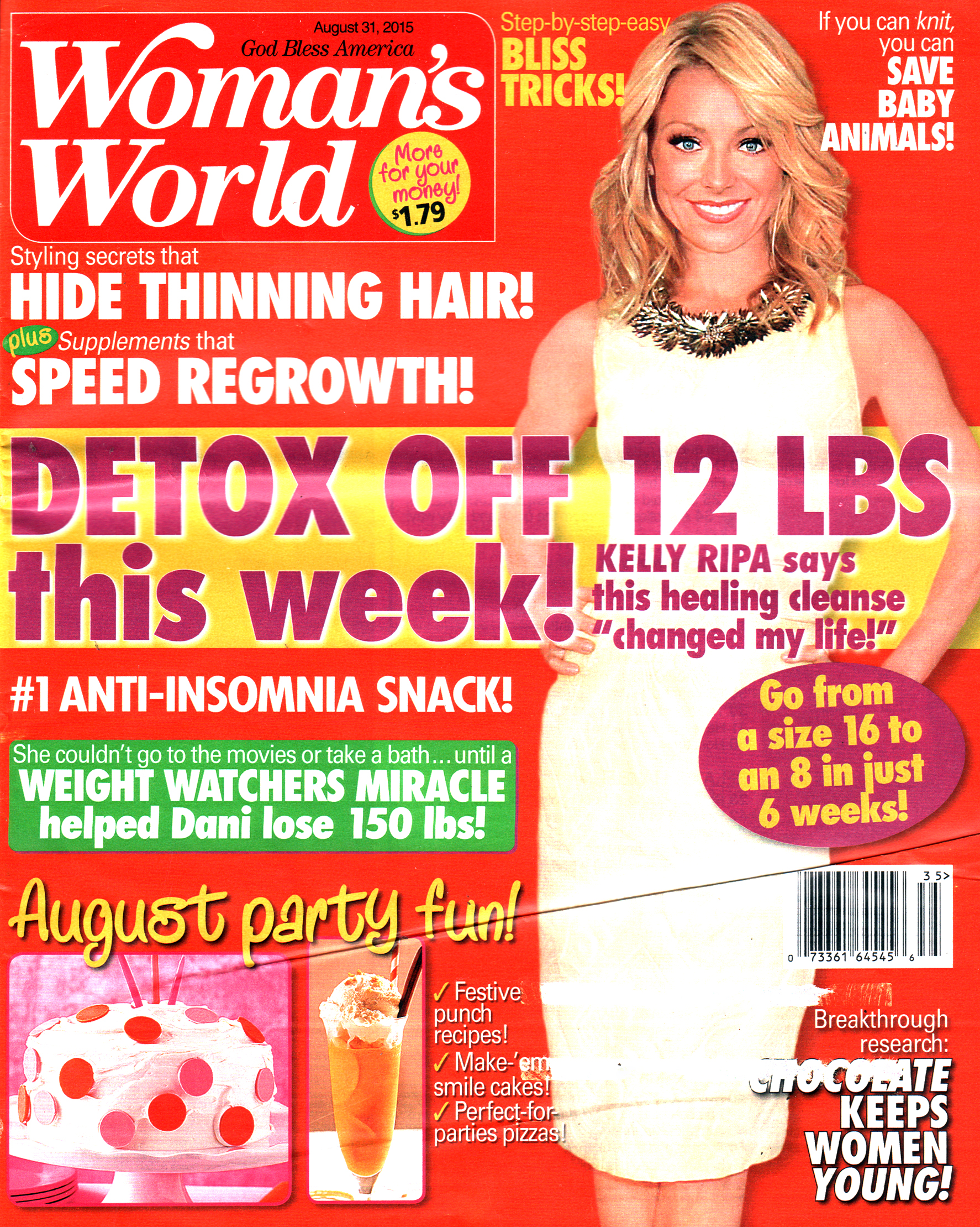 Womans-World August 31, 2015 Issue Cover