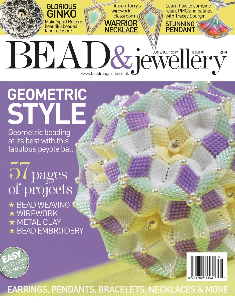 Bead-and-Jewellery June 01, 2019 Issue Cover