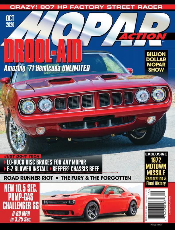 Mopar-Action October 01, 2020 Issue Cover