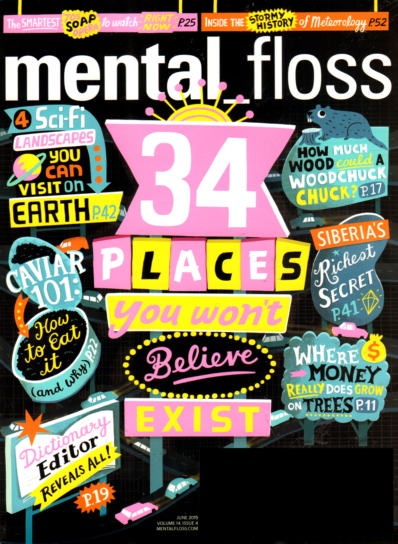 Mental Floss June 01, 2015 Issue Cover