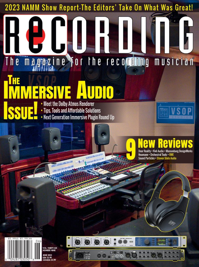 Recording-Magazine June 01, 2023 Issue Cover