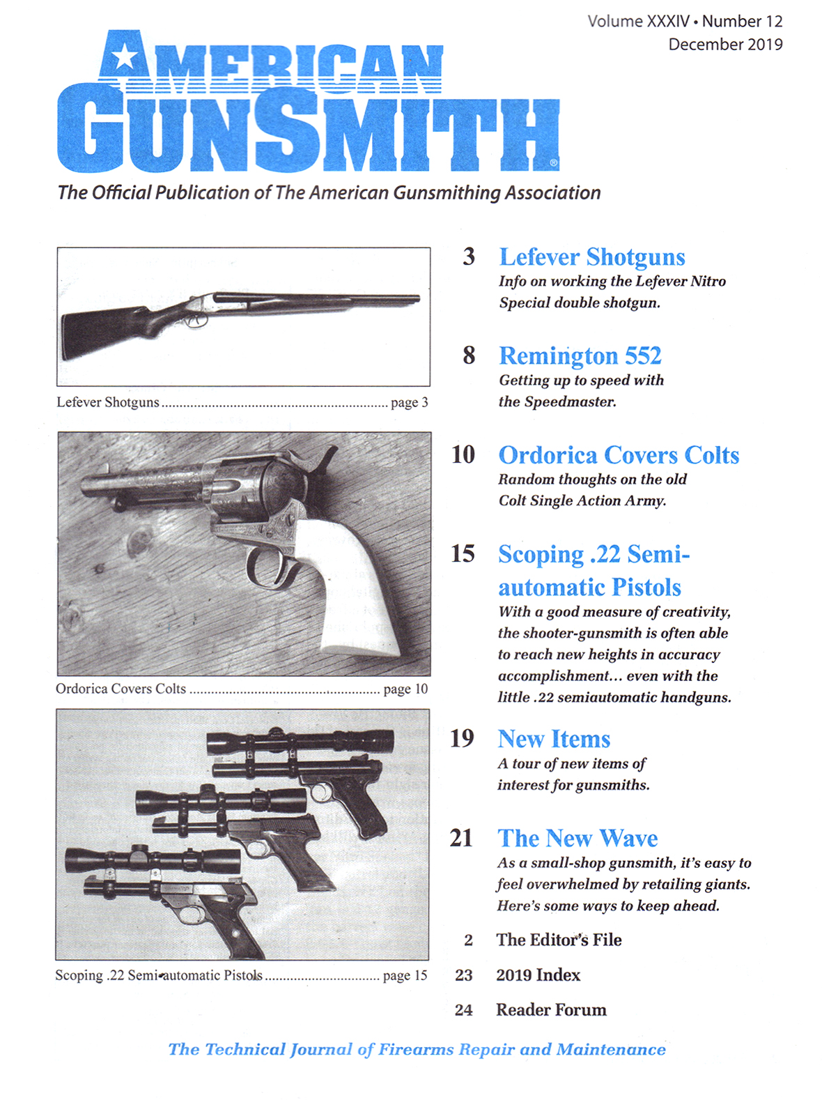American-Gunsmith December 01, 2019 Issue Cover