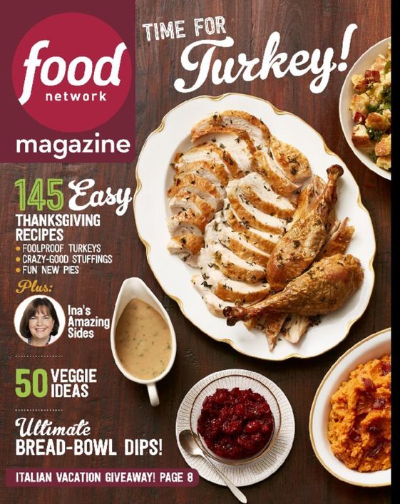 Food-Network November 01, 2016 Issue Cover