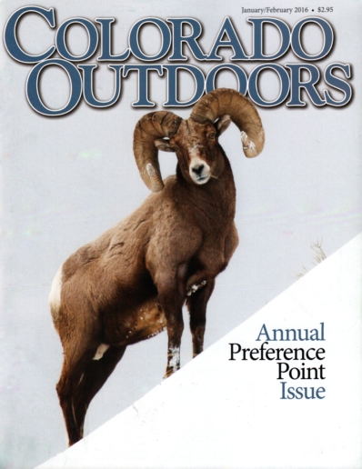 Colorado Outdoors January 01, 2016 Issue Cover