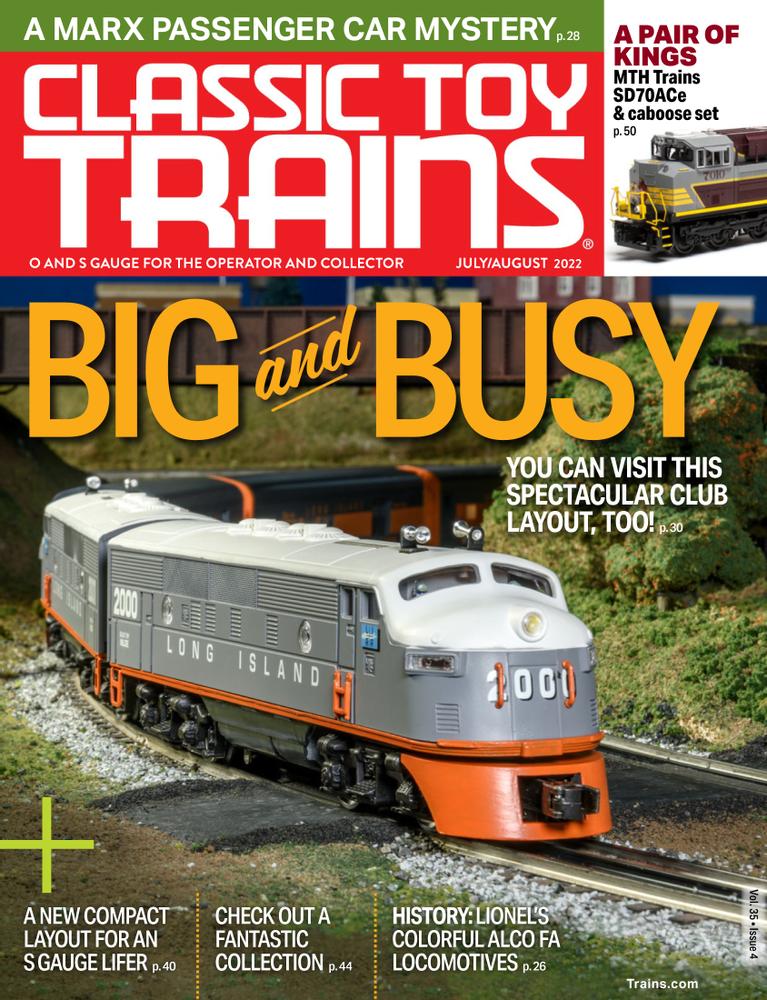 Classic-Toy-Trains July 01, 2022 Issue Cover