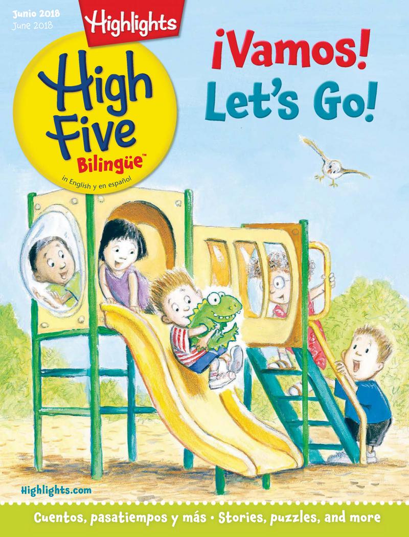 Highlights-High-Five-Bilingue June 01, 2018 Issue Cover