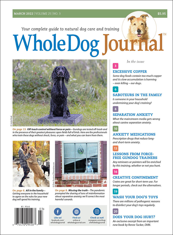 Whole-Dog-Journal March 01, 2022 Issue Cover