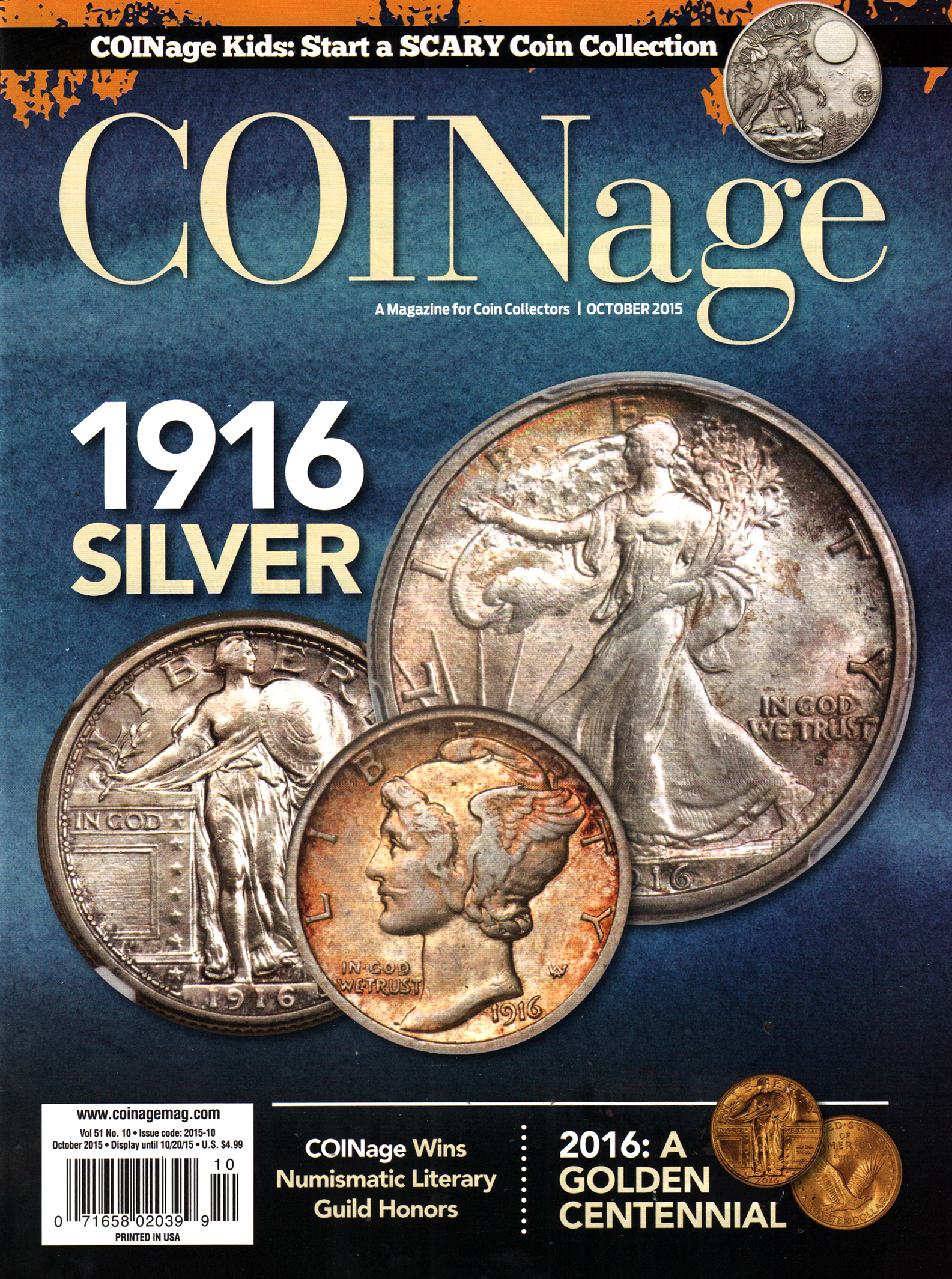 Coinage October 01, 2015 Issue Cover
