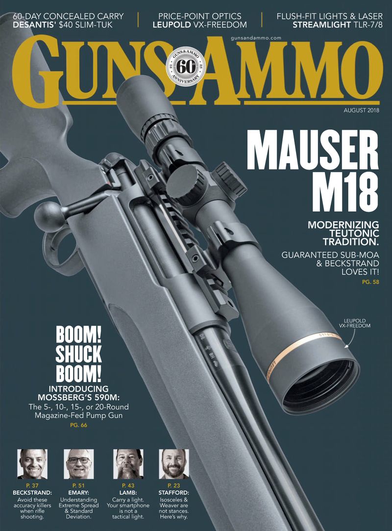 Guns-and-Ammo August 01, 2018 Issue Cover