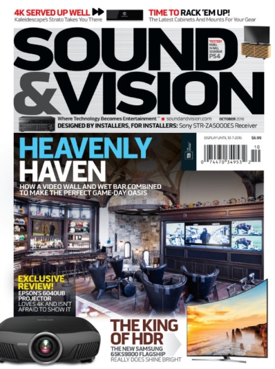 Sound & Vision October 01, 2016 Issue Cover