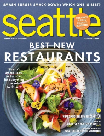 Seattle Magazine September 01, 2019 Issue Cover