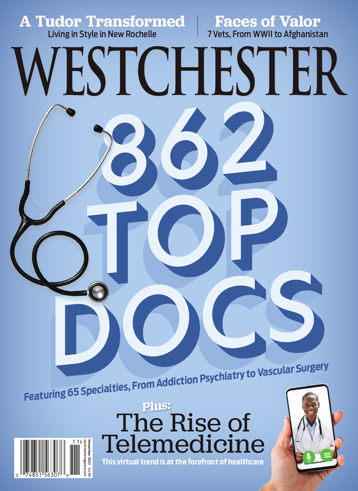 Westchester-Magazine November 01, 2021 Issue Cover