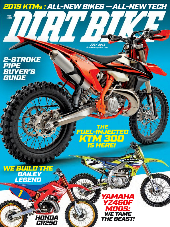 Dirt-Bike July 01, 2018 Issue Cover
