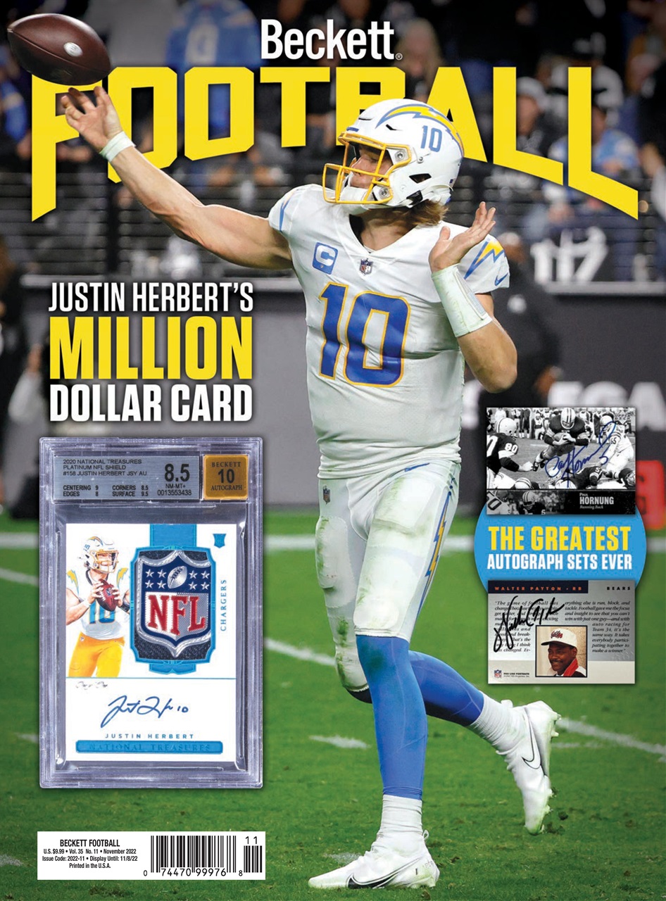 Beckett-Football November 01, 2022 Issue Cover