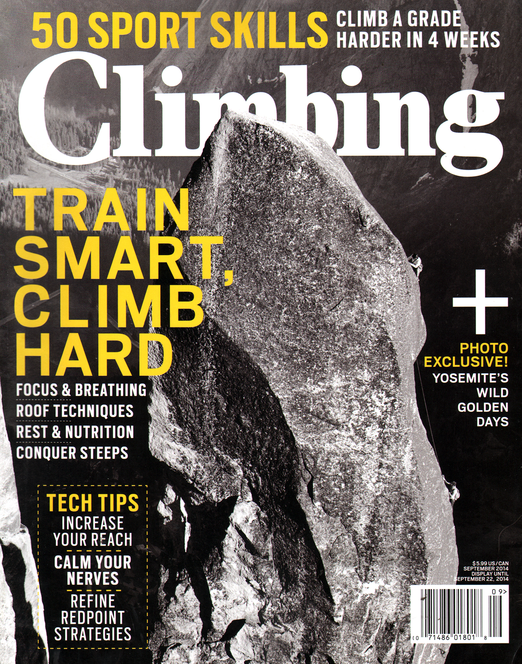 Climbing-Magazine September 01, 2014 Issue Cover