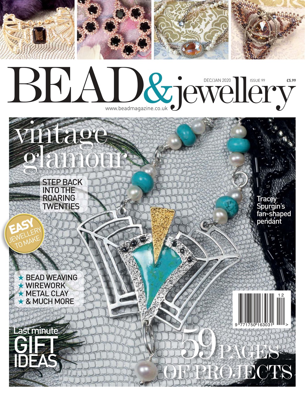 Bead-and-Jewellery December 01, 2019 Issue Cover