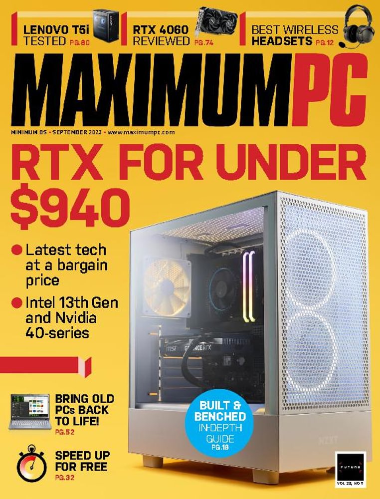 Maximum-PC September 01, 2023 Issue Cover