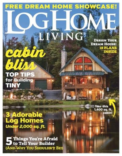 Log and Timber Home Living January 01, 2019 Issue Cover