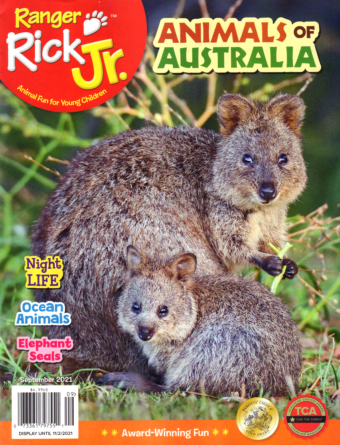 Ranger-Rick-Jr September 01, 2021 Issue Cover